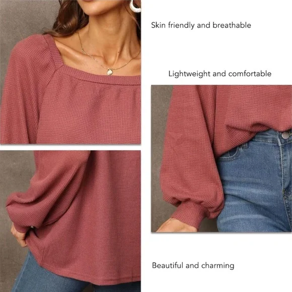 Feminine Blouse with Long Sleeves, sweatshirt‎ size 2XL - Picture 3 of 10